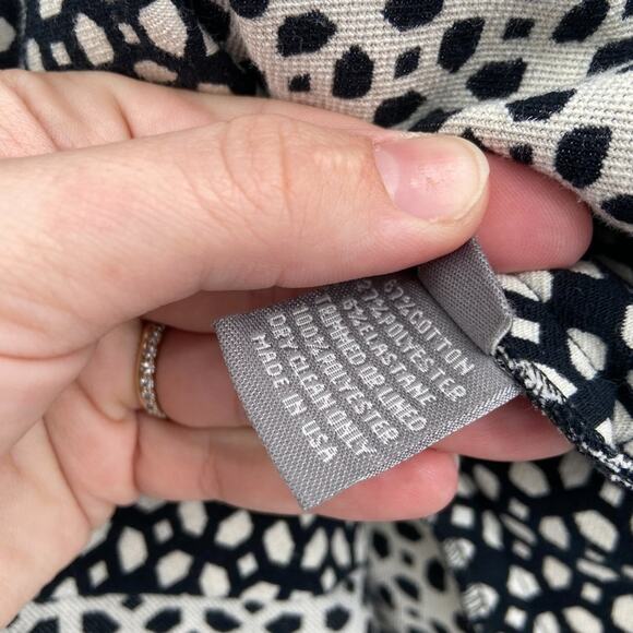 LELA ROSE Micro Check Flared A Line Dress - Picture 5 of 6